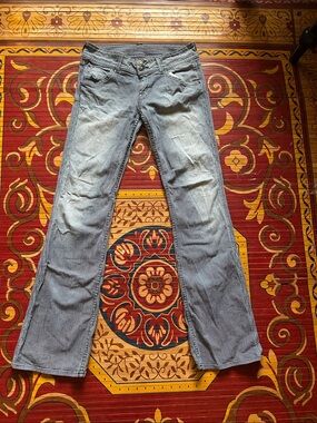 Hudson Jeans Light Gray Flare Jeans